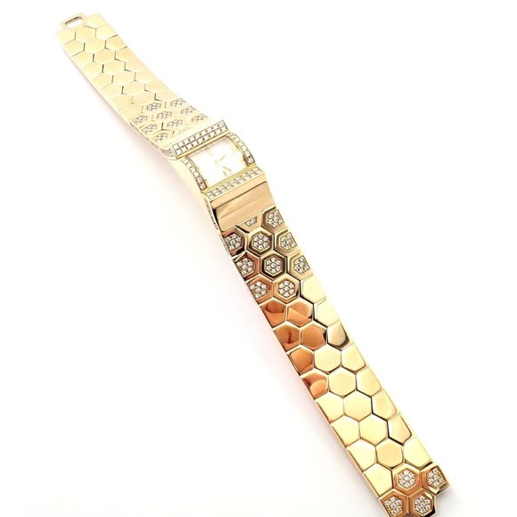 Authentic! Van Cleef & Arpels Ludo Swann 18k Yellow Gold Diamond Watch Papers - Picture 7 of 12